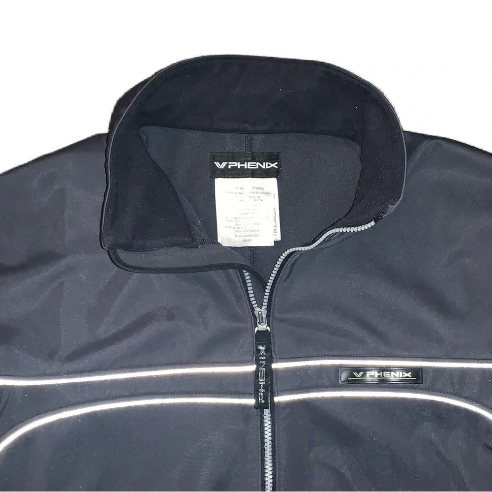 Phenix XL Jacket Ski Snowboarding Performance Soft Shell Grey Reflective Trim